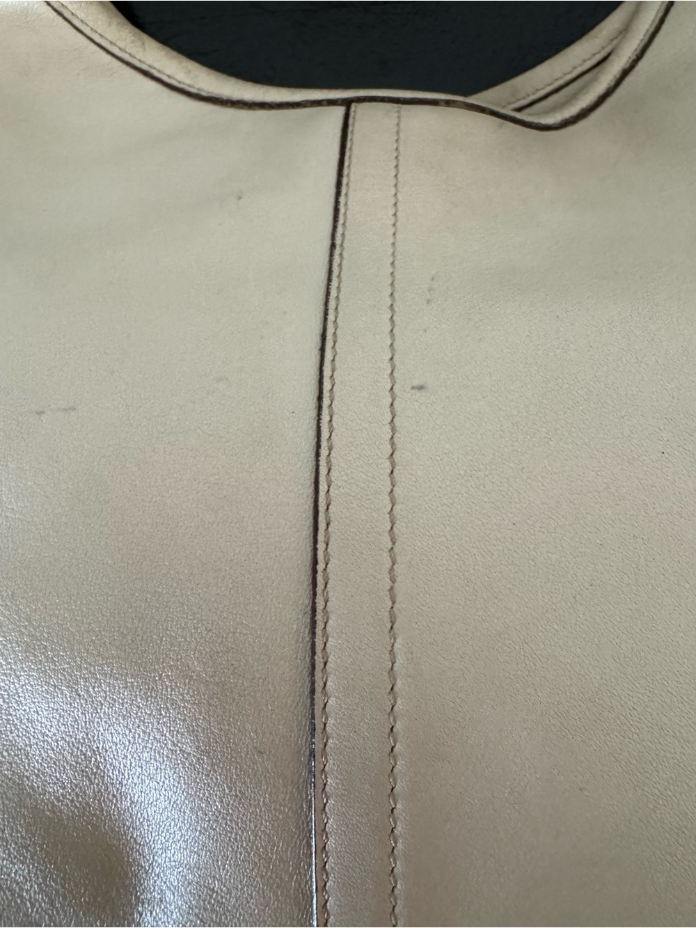 Vintage 2003 COACH Legacy SoHo
Hobo #9249 Leather Eggshell Handbag - Picture 12 of 15